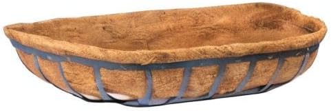 2 pcs Trough Coco Liner 48 inch Replaceable Coconut Fiber Liner for Window Box, Fence Flower Baskets, Wall Planter