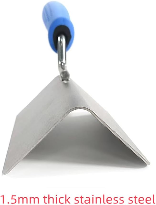 2 PCS Drywall Corner Hand Tool Set, Stainless Steel External Corner Trowel & Internal Corner Trowel Building Products,3.94'' & 2.36''Corner Trowel Plaster Corner Plaster Trowel Tool For Inside