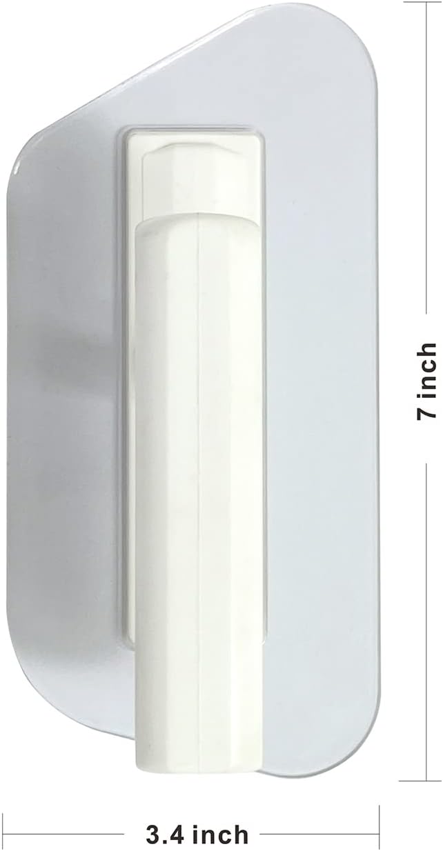 Hanroy Polygon Plastic Trowel with White Comfortable Grip Handle, Includes 3.4" x 7'' Plastic Finishing Trowels, Lightweight Mounting, Round End, Suitable for Scrape,Plastering and Paint Walls(D1159)