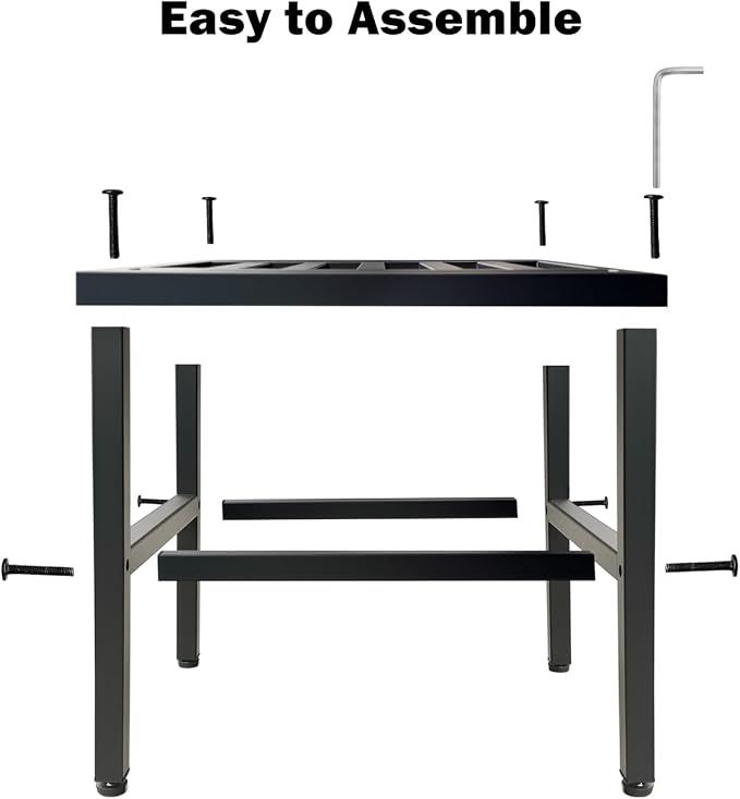 Plant Stand Indoor Outdoor,13 Inch Round Metal Plant Stands Riser,Heavy Duty Wrought Iron Pedestal Holders for Large Flower Pot,Outside Rust-Proof Black Flower Display Shelf for Patio,2-Pack