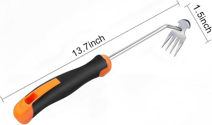 Weed Puller Tool, portable garden tool, Four-Tined Weeding Tool, Uprooting Weeding Tools, Crevice Weeder, Backyard Farming Weeding ,Weeding Equipment for Outdoor Camping ,Weed Removal Tool (style1)