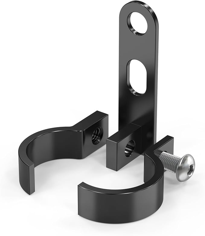 NICECNC Black Front Brake Cable Guide Hose Clamp Line Guide Holder Compatible with Honda XR650L 1993 1994 1995 1996 1997 1998 1999 2000 2001 2002-2024,Aluminum CNC-machined