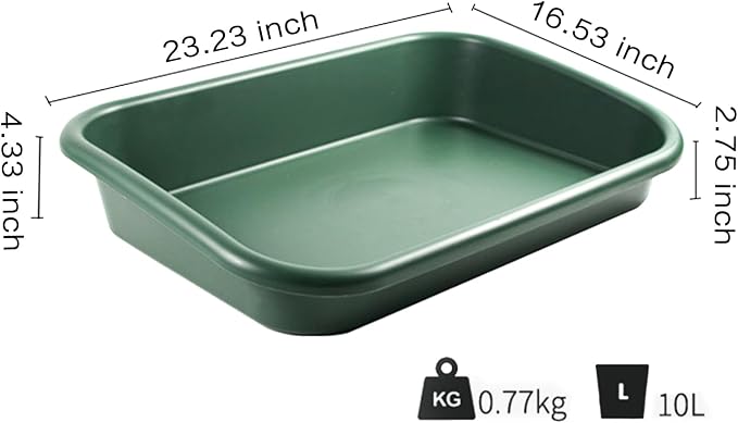 Luwint Garden Tidy Potting Tray, Plant Reportting Tray for Indoor Transplanting Gardening Planting Accessories Large Succulent Table