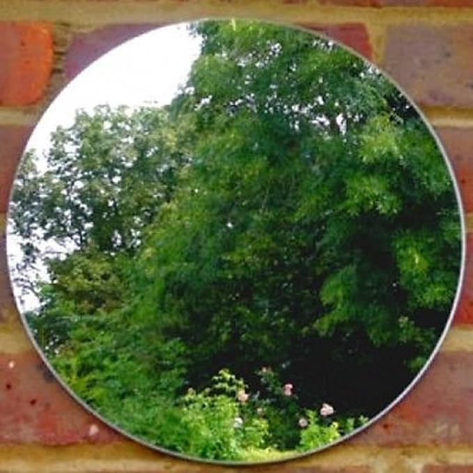 Safety Circle Garden Mirrors 40cm Diameter with Fixers
