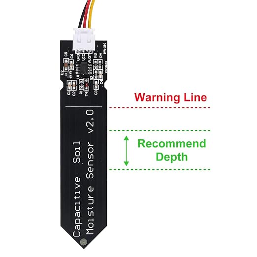 2 Sets Automatic Irrigation DIY Kit Capacitive Soil Moisture Sensor 1 Channel 5V Relay Module and Water Pump + 2M Vinyl Tubing for Garden Plant Flower Herb Potted