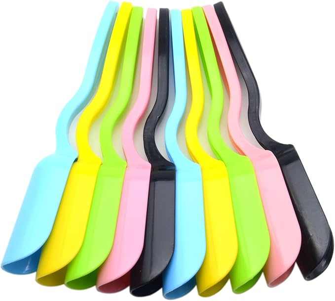 10 PCS Gardening Soil Scoops Plastic Mini Shovel for Cultivating and Transplanting Succulents or Potted Plants