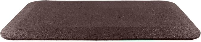 Playsafer Playground Safety Rubber Wearmat for Swingsets and Slides - 1" Thick X 24" W X 40" L (2 Pack, Brown)