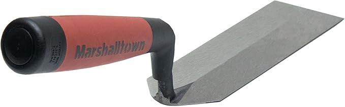 MARSHALLTOWN Margin Trowel, 6 x 2 Inch, Spread Mortar and Tile Adhesive, Durable High Carbon Steel, DuraSoft Handle, Tile Trowel, Made in the USA, 56D