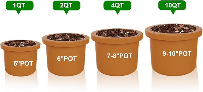 Doter Organic Seed Starter Premium Potting Soil Mix 4qt, All Natural Seed Starter Mix for Fast Germination and Vigorous Seedlings with Strong Root Systems