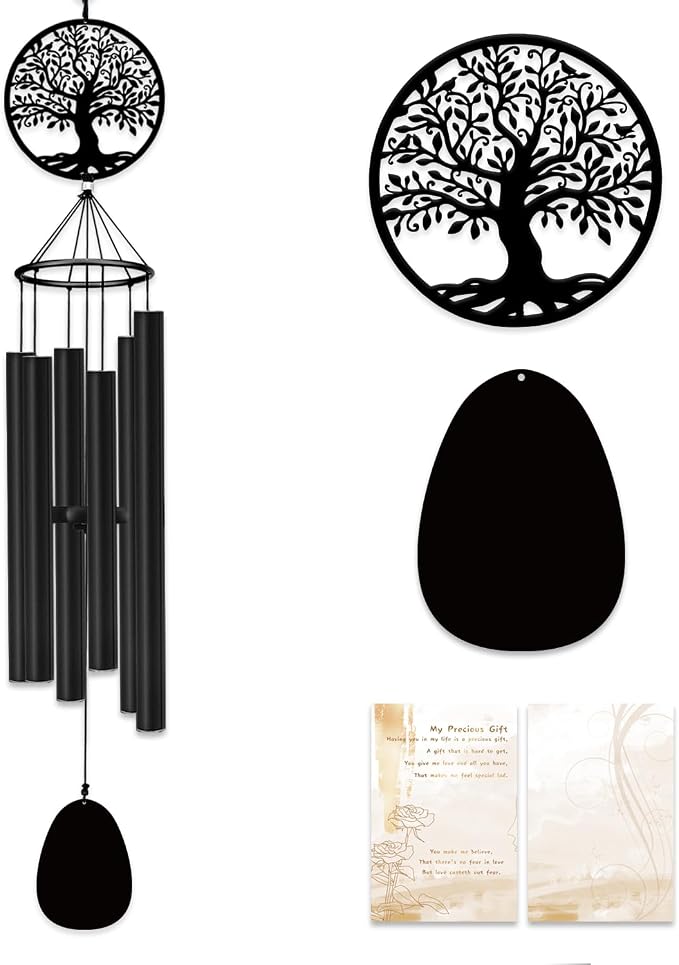 ASTARIN Memorial Wind Chimes for Outside Deep Tone, 36" Windchimes Sympathy Gifts for Loss of Loved one, Bereavement Condolence Remembrance Funeral Chimes for Grieving Friends Loss of Mother Father