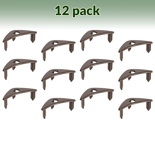 NiHome 12PCS Self-Watering Globe Support Stands for Terracotta Spikes, Compatible with Most Plant Watering Stakes, Stable 0.9" Hole Upright Hold, Durable Indoor Outdoor Planter Plastic Holders (Large)
