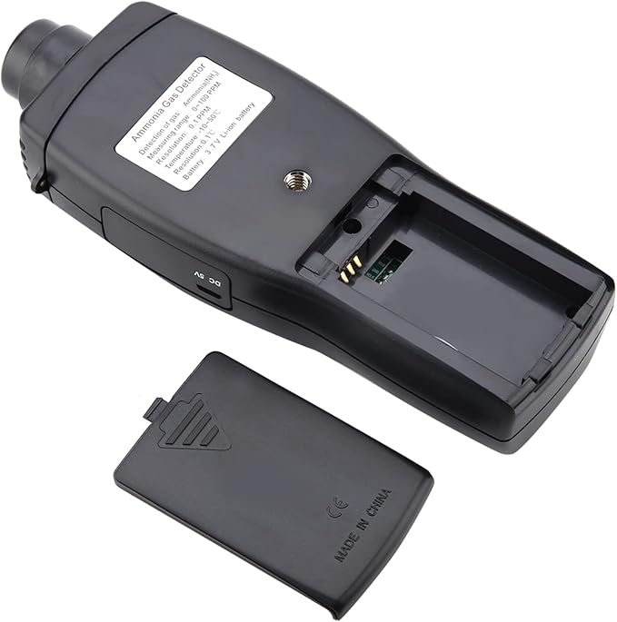 Fafeicy Smart Sensor AR8500 Gas Detector, ABS Material, High Sensitivity NH3 Monitor, Handheld Tester for Farms, Power Plants, and Mines