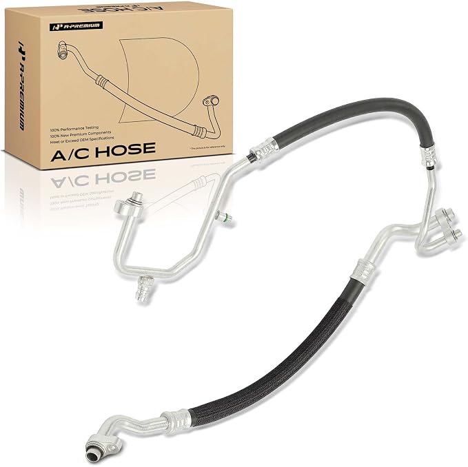 A-Premium A/C Suction Hose & Discharge Line Hose Assembly Compatible with Chevrolet Camaro, 2012 2013 2014 2015, 3.6L