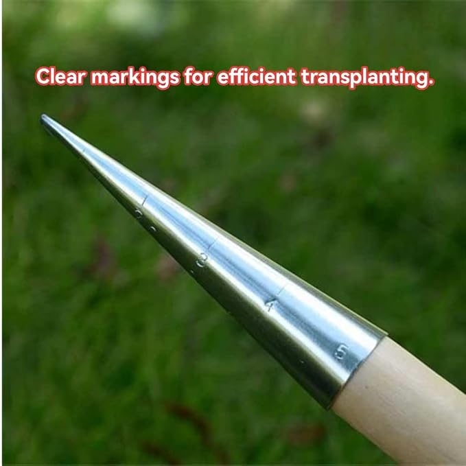 Plant Hole Digger for Planting - Handheld Seed Dispenser Tool, Seed Dibber Gardening Tool, Handheld Digger Garden Seeds Planting Tools for Plantings Tulip Daffodil Saffron Vegetable Seeds (1pcs)