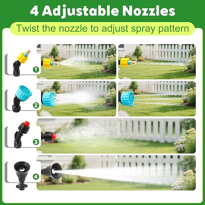 Electric High Reach Plant Waterer - Type C Wireless Hanging Plant Waterer, Battery Powered Sprayer Wand with Stainless Steel Telescopic (30.6"-44.2"), Indoor Watering Devices