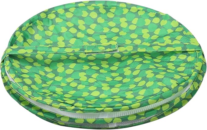 Insect Lore Butterfly Garden Habitat Foldable Washable and Reusable Butterfly Cage 11.8" x 13.8"Tall(Green-B, Medium)