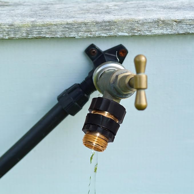 LIULO TOOL 3/4 Inch Garden Hose Quick Connect, Aluminum Garden Hose Fittings, Male and Female Water Quick Release Connector (6Pack)