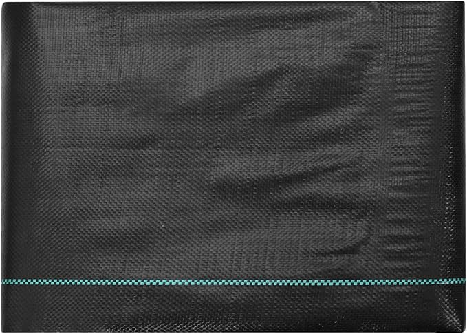 VEVOR Weed Barrier Landscape Fabric, 3*100FT Heavy Duty Garden Weed Fabric, Woven PP Weed Control Fabric, Driveway Fabric, Geotextile Fabric for Landscaping, Ground Cover, Weed Blocker Weed Mat, Black