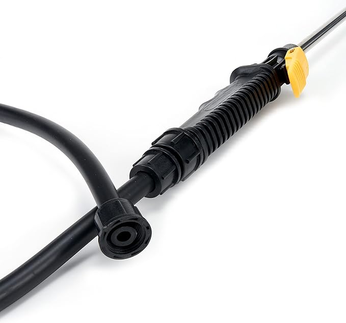 Replacement Sprayer Wand for Ryobi,Stainless Steel Sprayer Wand with Adjustable Nozzle,Trigger Wand & Hose for Ryobi P2803 Sprayer (With Hose)