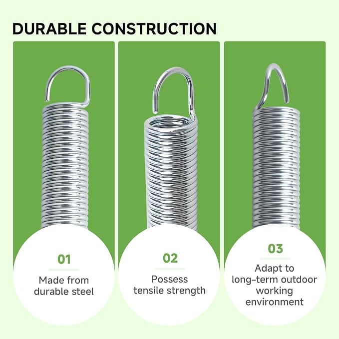 4113746 Extension Spring Compatible with Ryan Lawnaire IV Aerator 544908A 544909B 544910A, Compatible with Bobcat AE19 AE26 Lawn Aerator Lift Spring Replacement Parts