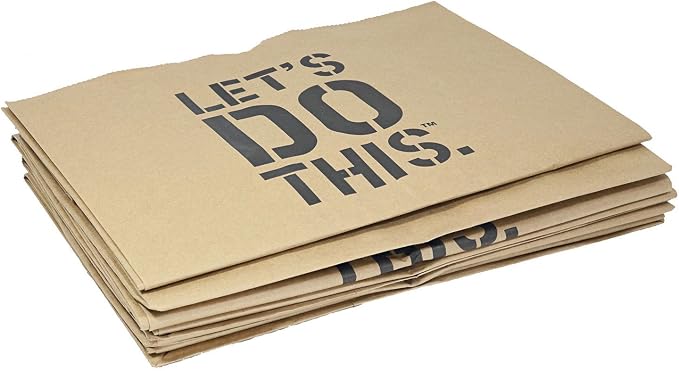 The Home Depot 49022 Heavy Duty Brown Paper Lawn and Refuse Bags for Home and Garden, 30 gal (Pack of 5)