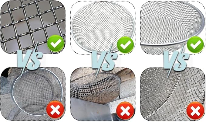 3PCS Soil Sifter for Gardening, Rock Sifter for 5 Gallon Bucket,Compost Sifter Dirt Sifter,Captures Dirt Rocks Sawdust