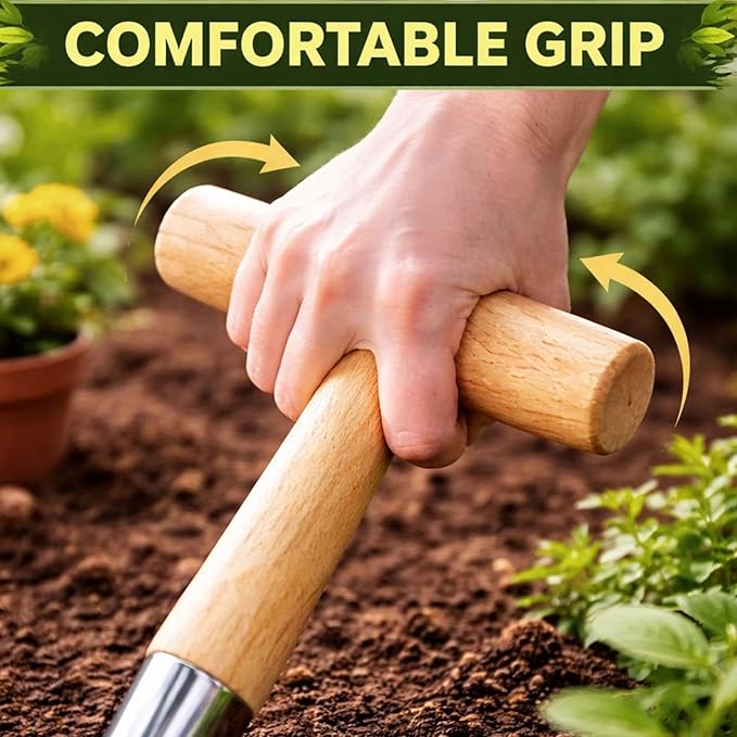 Plant Hole Digger, Handheld Dibbler, Hole Digger for Plants, Seed Planter Garden Tool, Dibber for Easy Planting (1 PC)