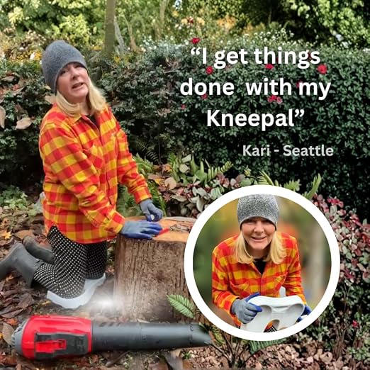 Extra Thick Garden Kneeler Pad for Gardening Baby Bath Kneeling Cushion Heavy Duty Multifunctional Knee Safety Memory Foam Mat for Mechanic Work and Any Household DIY Chores - Lt. Grey