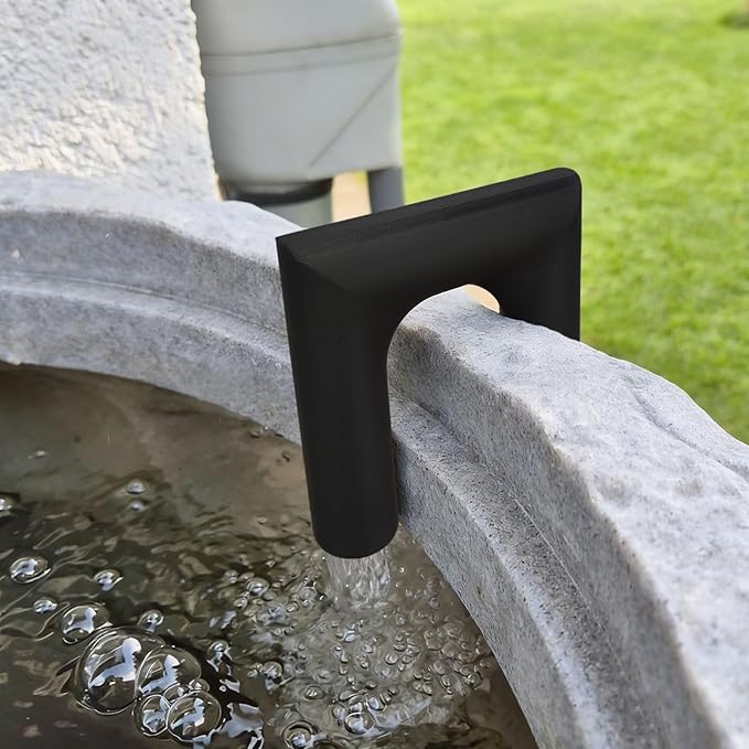 2 Pcs Pool Filler Hook Water Hose Holder, Precise Water Flow Guide Stable Design Pool Pipe Fixer, Non Slip Design Swimming Pool Pipe Holder for Swimming Spa Pond, Black