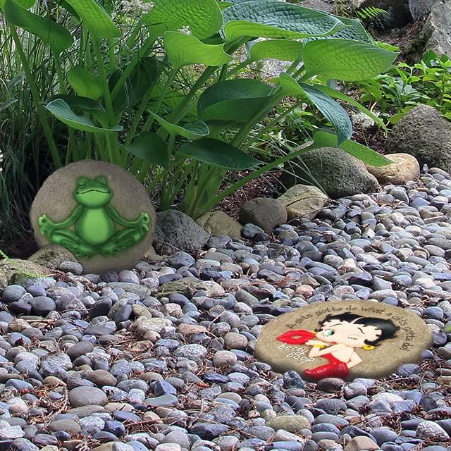 Spoontiques - Garden Décor Yoga Frog Stepping Stone Decorative for