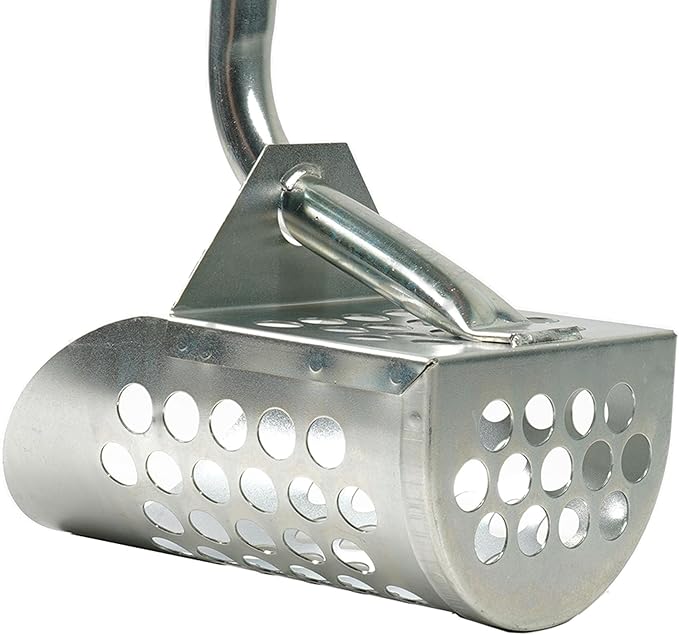 Galvanized Long Handle Scoops and Heavy Duty Large Scoop for Water Metal Detecting, Shelling, Rock Hunting and More