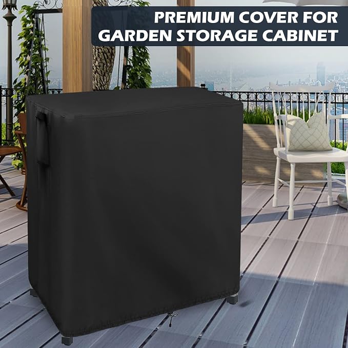 Outdoor Storage Shed Cover for DuraSteel Stainless Work Table,Heavy Duty Horizontal Cabinet Cover for Patio,73"L x 25"W x 34"H