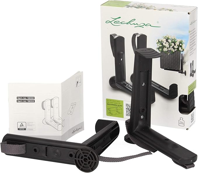 Lechuza Balconera Bracket - Black