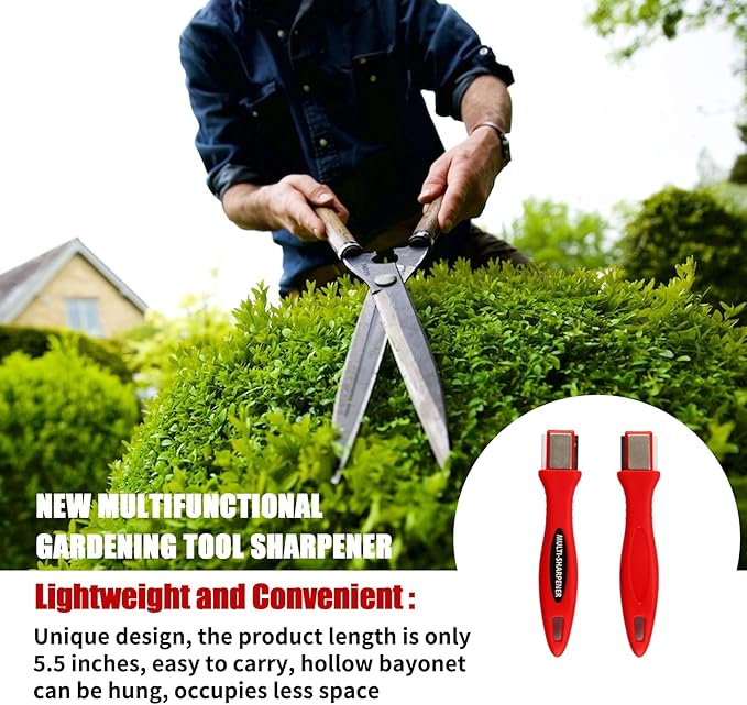 Garden Tool Sharpener,Tool Maintenance, suitable for all kinds of scissors, knives, axes and other sharpening