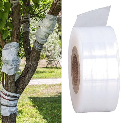 TROUVAILLE Parafilm Tape, Sealing Tape for Petri Dish, Grafting Tapes for Fruit Trees and Plants, Self-Adhesive Stretchable Resilient Film, M 29mm Width