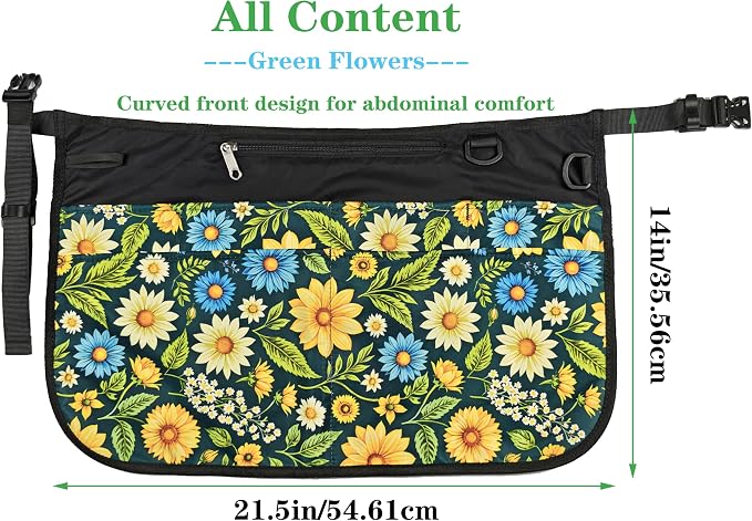 Bafelia Garden Apron for Women with 6 Pocket,Half Florist Apron
