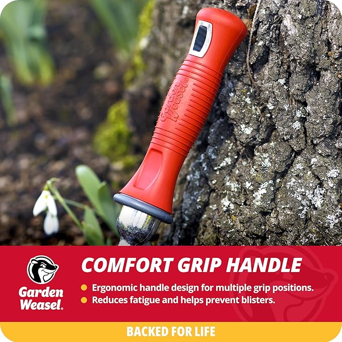 Garden Weasel Double-Sided Garden Cultivator/Tiller | Cultivate, Till, Break Up Soil | Planting and Gardening Hand Digging Tool, Heavy Duty Cultivator, Hand Tool Weeder | 91367 | Gift for Mom