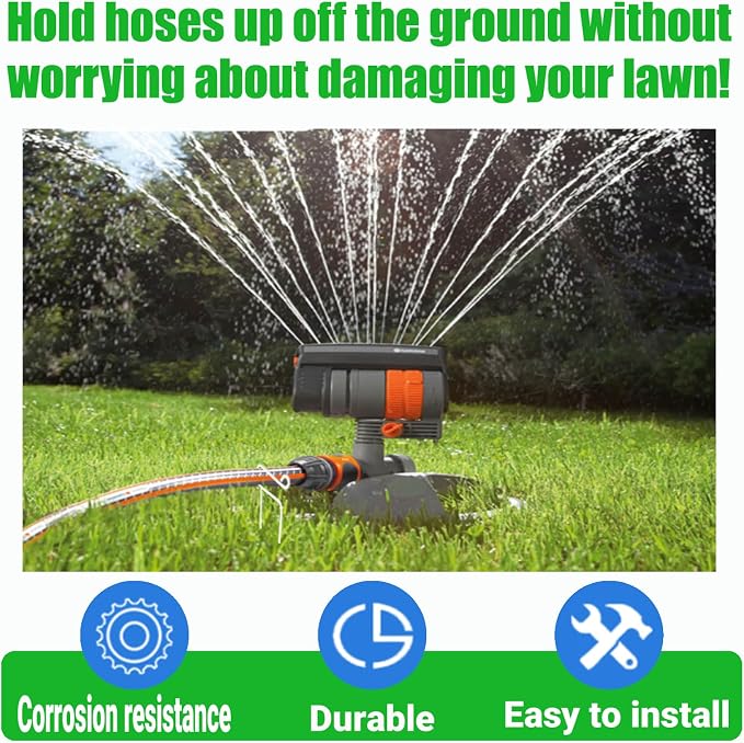 6pcs Stainless Steel Garden Hose Guides, Heavy Duty Hose Guide Stakes, Sturdy Stainless Steel Metal Garden Stakes Exterior Patio Lawn Hose Guards,for Garden Yard Plant Protection