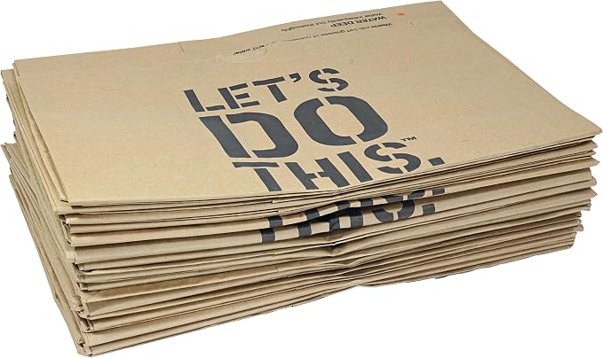 THE HOME DEPOT Heavy Duty Brown Paper 30 Gallon Lawn and Refuse Bags for Home and Garden (15 Lawn Bags)