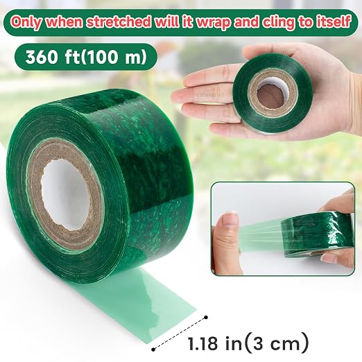 Grafting Tape 4 Pcs for Plants Fruit Trees Budding Repair Garden Film Tape