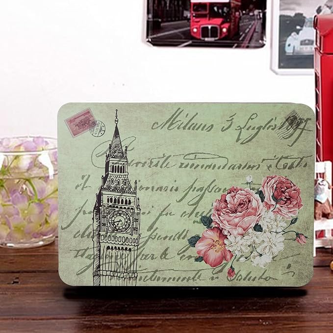 DreamsEden Seed Storage Box with Lock and Key, Metal Seed Organizer for Garden Packets, Waterproof Seed Saver Container, Rustic Decorative Box for Tea Sewing Letters, Gift for Gardeners Homesteaders