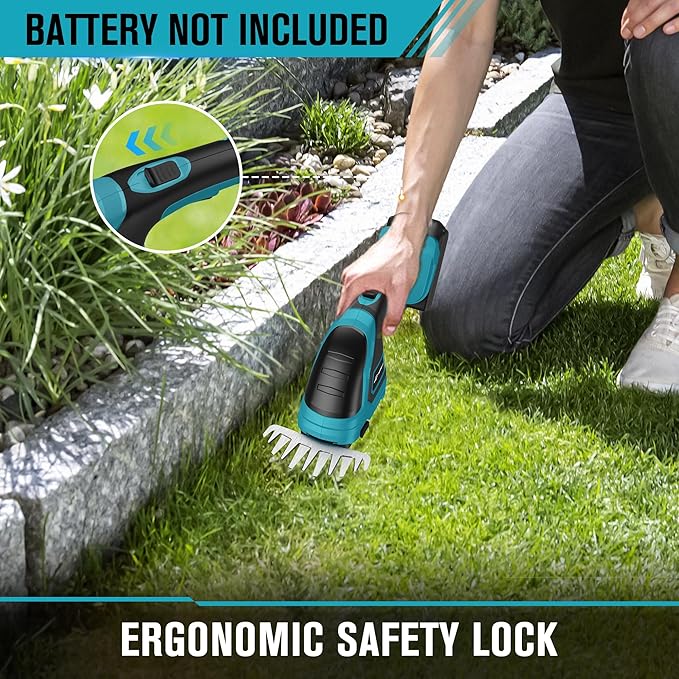 HEINPRO Cordless Hedge Trimmer Compatible with Makita 18V Battery (Battery not Included), Electric Hedge Trimmer Cordless, Bush Trimmers Grass Shears Handheld, Shrub Trimmers for Yard, Garden