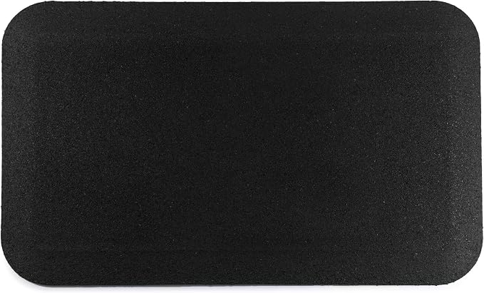 Playsafer Playground Safety Rubber Wearmat for Swingsets and Slides - 1" Thick X 24" W X 40" L (2 Pack, Black)