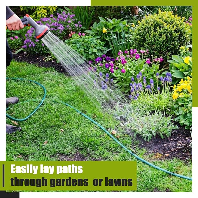 6 Pcs Hose Guides for Garden Heavy Duty Steel Hose Stakes Durable Garden Accessories for Securing and Guiding Hoses on Lawn Flower Beds and Outdoor Landscaping