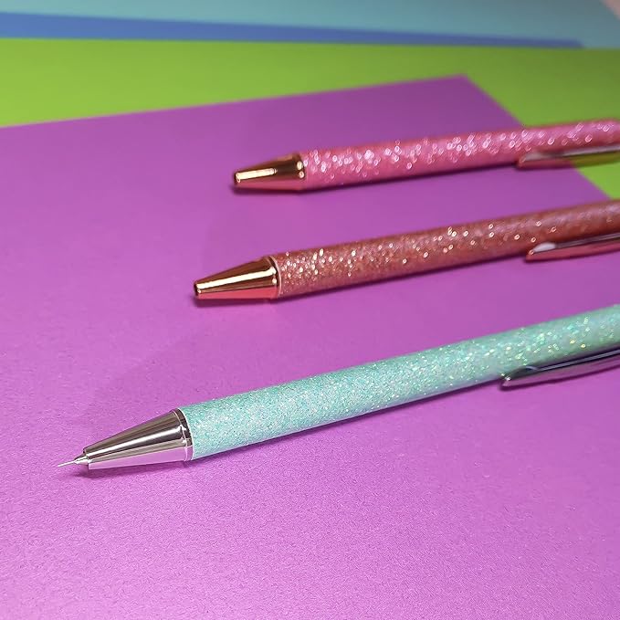 Craft Weeding Pen, Essential Adhesive Vinyl Tool, Precision Needle Retractable Pin Pen for Craft Weeding, Vinyl Air Release or Car Puncturing Installation, Turquoise