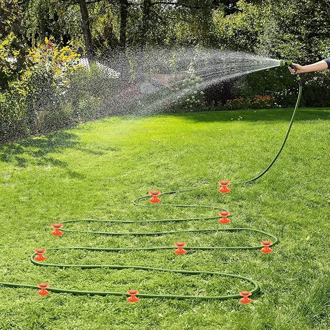 10 Inch Garden Hose Guide Heavy Duty Hose Guide Spike Hose Guide Stake For Garden Decorative, Lawn & Patio, Plant & Flower Bed Protection 2 Pack