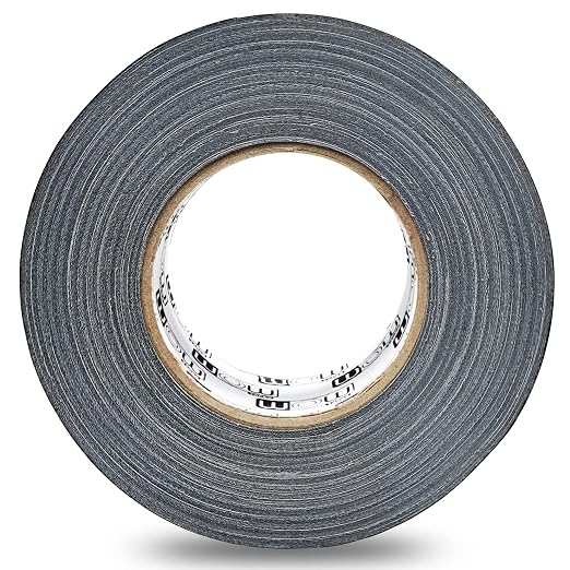Wow Gaffers Tape 2 Inch Black - 50 Yards (Pack of 2), Residue Free, Non-Reflective & Heavy-Duty - Professional Grade Gaff Tape - Ideal for Photography Backdrop, Cables, Cords & Floor Taping