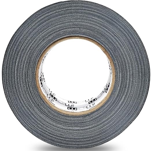 Wow Gaffers Tape 2 Inch Black - 50 Yards (Pack of 6), Residue Free, Non-Reflective & Heavy-Duty - Professional Grade Gaff Tape - Ideal for Photography Backdrop, Cables, Cords & Floor Taping…