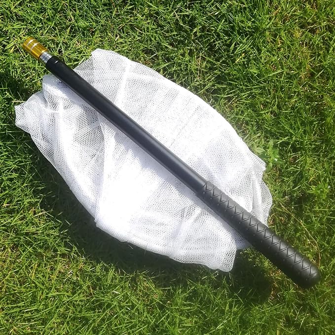 Insect and Butterfly Net with 12" Ring, Net Handle Extends to 59 Inches for Adults & Kids