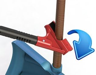 The HEFT Plus Secondary Back Saver Handle for Snow Shovels and Garden Tools as seen on Dragon's Den (Canada Shark Tank) (1 ct, Standard)